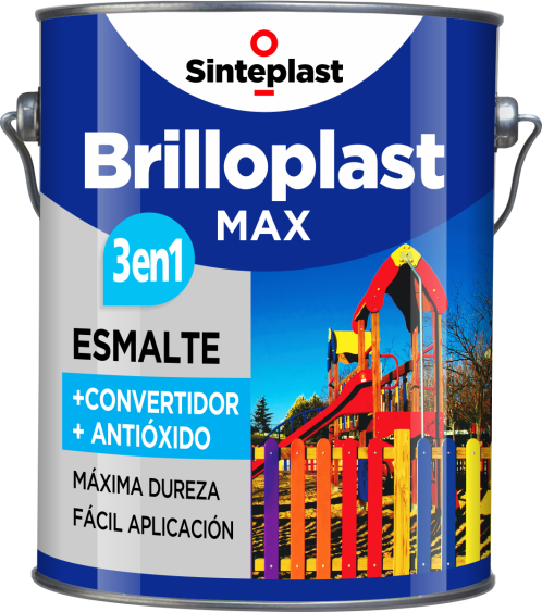 BRILLOPLAST MAX - 3 EN 1 ESMALTE + ANTIOXIDO + CONVERTIDOR